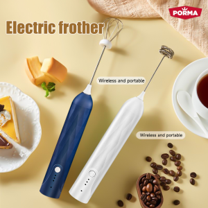 PORMA Hand Mixer: Compact & Portable Electric Milk Frother