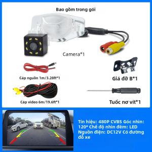Camera Lùi Đèn Biển Số Nhựa ABS Cho Xe Honda CRV Odyssey Accord Crosstour FR-V Fit Jazz HRV CRZ CRX Jade