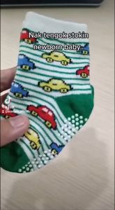 SOSELESA BABY BOY COTTON ANTISLIP SOCKS 0-6 MONTHS