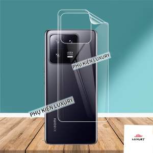 Miếng Dán Dẻo Hydrogel Xiaomi 13 / 13 Pro/ 13 ULTRA/ Xiaomi 14/ 14 PRO/ 14 ULTRA/ XIAOMI 15/ 15 PRO/ 15 ULTRA/Dán Dẻo 3D Trong Suốt Bo Viền Cong Bảo Vệ Màn Hình