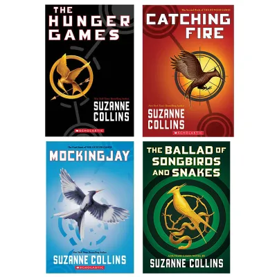 The Hunger Games Series Books Collection 1-4 Set: The Hunger Games Catching Fire Mockingjay The Ballad of Songbirds and Snakes