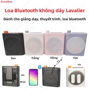 Loa Bluetooth Không Dây Di Động Có Micro Gắn Kẹp Dành Cho Giáo Viên Giảng Dạy Hướng Dẫn Học Tập Hát - Bộ Khuếch Đại Giọng Nói Có Chức Năng Ghi Âm Giọng Nói
