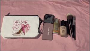 SEAMOON Bride to Be Gifts Bachelorette Gifts for Bride Maid of Honor Gifts Bride Makeup Bags Bridal Gifts for Bride Engagement Gifts Bride Gifts Bridal Shower GiftsBridesmaid Gifts