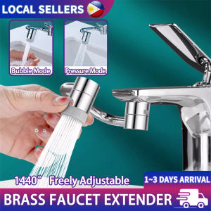Brass Faucet Extender 1080° Swivel Robotic Arm Dual Mode Splashproof Water Tap Extension Strainer Sink Gripo Nozzle Aerator