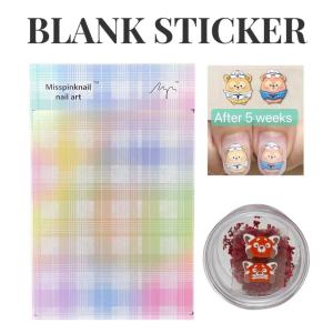 Transparent Nail Art Stickers DIY Hand-Painted Decals No Color Beauty Salon Preparation Misspinknail Nail Tools Chinese Brand