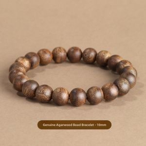 HONGLIANGYUAN | Natural Agarwood Sinking Grade Chipnam Aged Hand Bracelet
