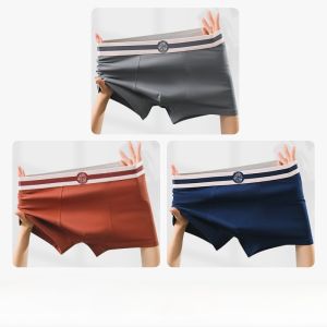 Miiow | Mens Summer Thin Breathable Pure Cotton Underwear Briefs Anti-Bacterial Comfortable Non-Marking Sports Boxer Shorts