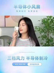 Quạt Điện Mini Di Động Im Lặng Làm Mát Bán Dẫn
