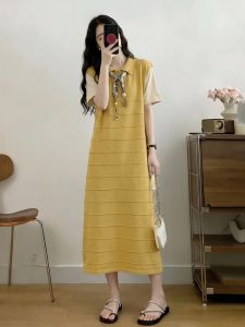 Slimming Fake Two-Piece French Style Dress