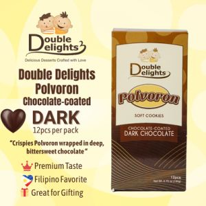 DARK Choco-Coated Polvoron by Double Delights
