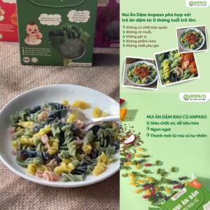 Date 2026 Nui rau củ hữu cơ ANPASO ORGANIC cho bé ăn dặm từ 6 tháng 150g- có lẻ 50g