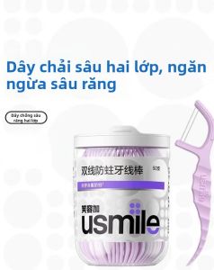WEIKAMAYI | Que Đánh Răng Chống Khuẩn Hai Dây Chống Sâu Răng Có Fluor