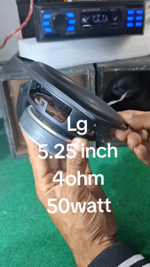 ลำโพงซับวูฟเฟอร์ 5.25 inch 4 Ohm 50W เบสหนัก ขอบยางทนทาน ระยะชักยาว เหมาะสำหรับ DIY ลำโพงบ้าน โฮมเธียเตอร์ และลำโพงตั้งโต๊ะแบบ Hifi