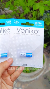 Pin Kiềm Voniko Alkaline 23A 12V Cao Cấp (Vỉ 1 Viên)