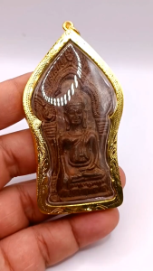 K985 พระขุนแผน ขุนแผนยอดขุนพล วัดใหญ่ไชยมงคล อยุธยา เนื้อชิน องค์ใหญ่ ขนาด 4.5x8.5 cm. เลี่ยม กรอบพระ ทองไมครอน วัตถุมงคล ปลุกเสกแล้ว พร้อมส่ง