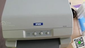 เครื่องพิมพ์สมุด Passbook printer EPSON PLQ-20 (Rebuilt มือ 2 สภาพภายนอก 80%) รับประกัน 6 เดือน คู่มือการใช้งานพร้อมอุปกรณ์ครบถ้วน