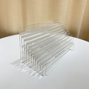 แผ่นแสดงสีเล็บอะคริลิกโปร่งใส 250 สี ชุดทดสอบสีเล็บ ชุดเก็บเล็บใส่สี ชุดแสดงสีเล็บแบบเคลือบเงา