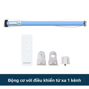 Motor Rèm Cuốn Zemismart Matter Over WiFi 2N Ống 37-38mm Tương Thích Homekit Google Home Alexa Điều Khiển Cửa Cuốn Thông Minh