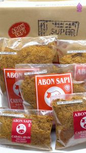 ECER (100gr 250gr 500gr 750gr 1kg) Abon Sapi "SUPER" Cahaya Abadi