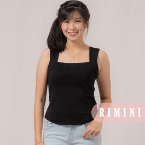 RIMINI - Atasan Wanita Tangtop Casual Spandek Jersey S-XL - Rivie Tank Top 85701