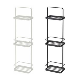 Bathroom Corner Iron Art Shower Waterproof Storage Rack Narrow Gap Floor Standing Organizer Shelf Nordic Style Carbon Steel