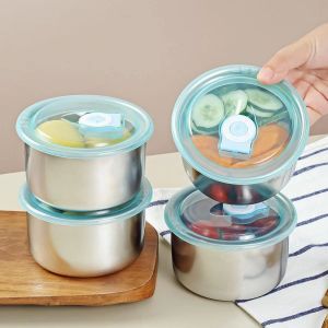 ZUNYI | Stainless Steel Food Grade Refrigerator Sealing Leak Proof Round Lunch Box