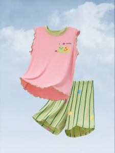 YINGXIAOYA | Modal Lightweight Air Conditioned Girls Tank Set Pink