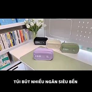 Túi Bút Nhiều Ngăn Đa Năng - Túi Bút Siêu Bền Dung Tích Lớn Thiết Kế Dễ Thương Bảo Vệ Đồ Dùng Học Tập - TrueColor