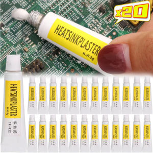 Dizoey 20/1Pcs Thermal Paste Compound Conductive Grease Silicone Paste Heat Sink Processor CPU GPU Cooler Cooling Fan Plaster Adhesive Glue