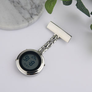 Student Medical Digital Nurse Watch Chest Minimalist Waterproof