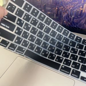 Ukraine Layout Silicone Keyboard Film for MacBook Air/Pro M1 M2 M3 M4 M5 Model A3113 A3240 A2918 A2992 A3112 A3185 A3401 A3186