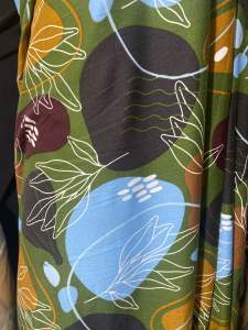 Printed Cotton Spandex Fabric sold per yard