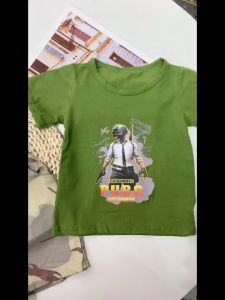 pakaian budak lelaki pakaian Set Boys Round Neck Short Sleeve Camouflage Summer Dress Baby T-shirt Casual Fashion