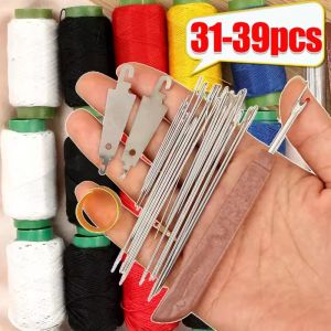 31-39pcs Sewing Needles Sets Portable Big Eyed Clothing Sewing Embroidery Cross Needles Kits Home DIY Apparel Sewing Supplies