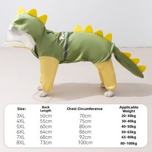 hipidog | Waterproof Dog Raincoat for Large Dogs