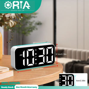 ORIA Loud Alarm Clock W/ Adjustable Volume for Bedrooms Digital Clock with Night Light Snooze Function Bedside Desk Clock for Heavy Sleepers Kids Teens Boys Girls