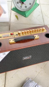 Loa Xách Tay S6 Pro công suất 200W - Bass đôi 15cm 10 nút chỉnh hỗ trợ Bluetooth USB TF AUX 6LY - Kèm 2 micro - Vỏ nhựa ABS nguồn DC9V - Âm thanh mạnh mẽ di động tiện lợi