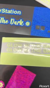 Stikermart Premium Glow In The Dark Sticker - Luminous Sticker Emergency Signage Sticker Waterproof Sticker