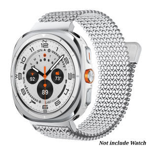GEEKTHINK | Stainless Steel Magnetic Bracelet for Samsung Galaxy Watch Ultra 2025/2024 Business Band for Galaxy Watch Ultra 47mm Wristband