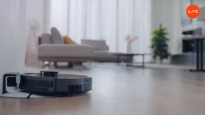 CLEARANCE SALE BEST SELLER iLife A10s Robot Vacuum Cleaner dengan Navigasi Laser Pintar dan Mapping Penyedot Debu Robot - Hitam