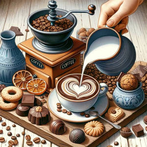 Huacan Diamond Painting Novelties Scenery Coffee Cup Full Round Square Diamond Mosaic Room Wall Decoration