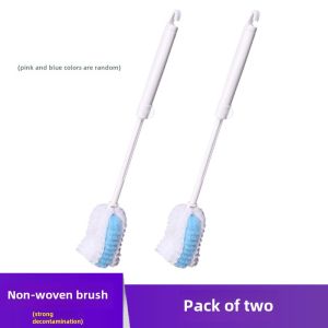 Sponge Bottle Brush Cup Brush Telescopic Long Handle Brush Cup Bottle Bottle Brush Feeding Bottle Cleaning Gadget Kitchen Supplies