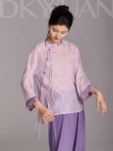 DKYY | Modern Dance Training New Chinese Style Elegant Long Sleeve Top