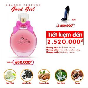 (Chính hãng) Nước hoa nữ cha.me go.od girl chai 100ml