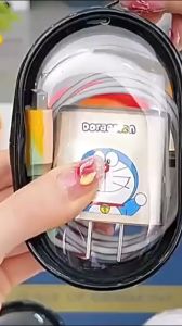 Pouch Gantungan Mini Tempat Charger Makeup Gantungan Kunci Serbaguna