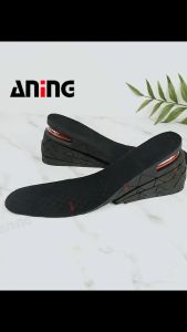 6 ซม. เสื้อผ้าความสูงที่เพิ่มขึ้นพื้นรองเท้า 3 ชั้นแทรกอากาศแผ่นยกชายและหญิง 1 คู่