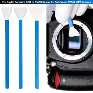 5Pcs/set Professional Sensor Cleaner Swab Kit for Digital Cameras CCD or CMOS Sensor for Full-Frame APS-C M4/3 Sensors Cleaning