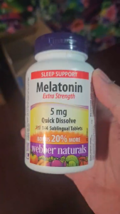 Viên ngậm giúp Ngủ Ngon Giấc Melatonin 5mg của Webber Natural