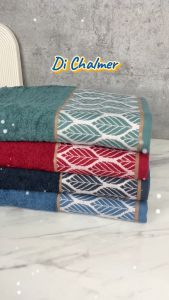 Handuk Mandi Chalmer 70 x 135 cm Motif Lifolla: Handuk Mandi Dewasa Ukuran Besar