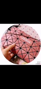 LIMITED EDITION SKIN Issey Miyake Prism Zipped Shoulder Bag/Sling Bag Blossom pink